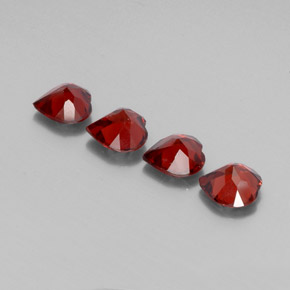  ct natürliche tiefrot Almandin-Granat-Edelsteine, Herzform, VVS-VS