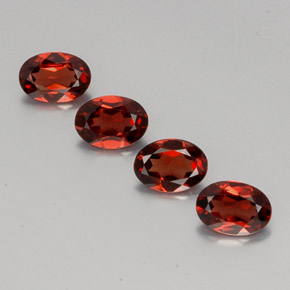  ct natürliche roter Almandin-Granat-Edelsteine, Oval Schliff, VVS-VS