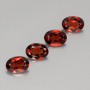  ct natürliche roter Almandin-Granat-Edelsteine, Oval Schliff, VVS-VS