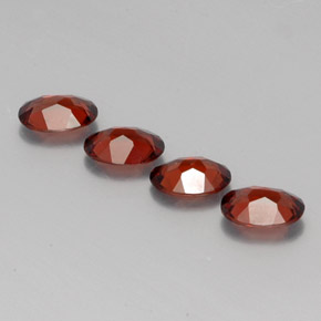  ct natürliche roter Almandin-Granat-Edelsteine, Oval Schliff, VVS-VS