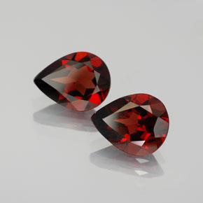  ct natürliche roter Almandin-Granat-Edelsteine, Birnenform, VS