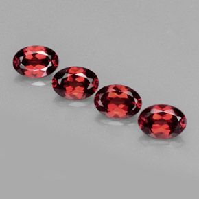  ct natürliche roter Almandin-Granat-Edelsteine, Oval Schliff, VVS