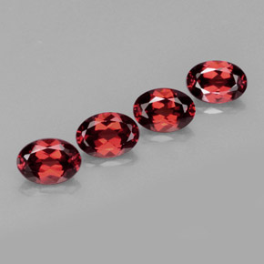 ct natürliche roter Almandin-Granat-Edelsteine, Oval Schliff, VVS