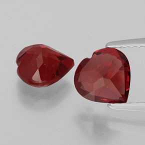  ct natürliche tiefrot Almandin-Granat-Edelsteine, Herzform, VS