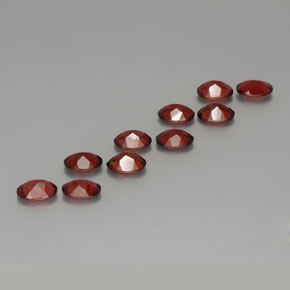8,49 ct natürliche roter Almandin-Granat-Edelsteine, Oval Schliff, VS
