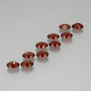 9,47 ct natürliche roter Almandin-Granat-Edelsteine, Oval Schliff, VS