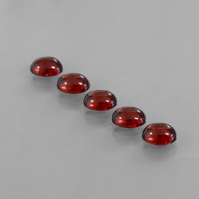  ct natürliche Rot Almandin-Granat-Edelsteine, Oval Schliff, Transparent