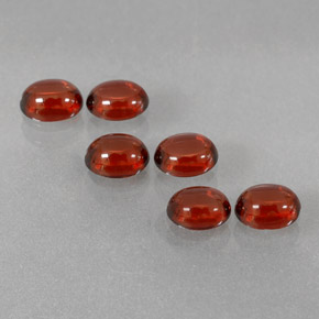  ct natürliche roter Almandin-Granat-Edelsteine, Oval Schliff, Transparent