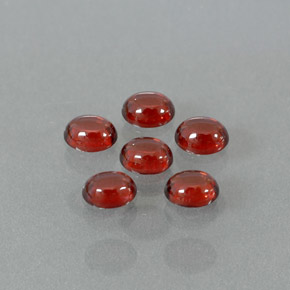  ct natürliche Rot Almandin-Granat-Edelsteine, Oval Schliff, Transparent