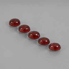  ct natürliche Rot Almandin-Granat-Edelsteine, Oval Schliff, Transparent
