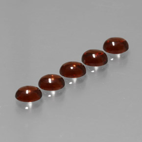 2.58 ct natürliche Rot Almandin-Granat-Edelsteine, Oval Schliff, Transparent