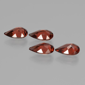  ct natürliche Rot Almandin-Granat-Edelsteine, Birnenform, VS