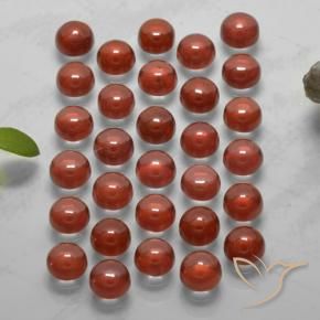 5.74 ct natürliche Tiefes Purpurrot Almandin-Granat-Edelsteine, Runden, Transparent
