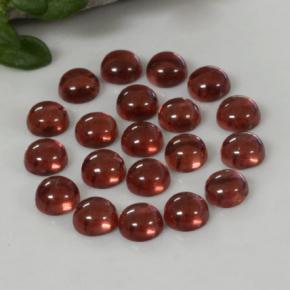 3.75 ct natürliche Sangria Rot Almandin-Granat-Edelsteine, Rund Schliff, Transparent