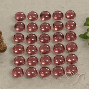 5.38 ct natürliche tiefrot Almandin-Granat-Edelsteine, Runden, Transparent