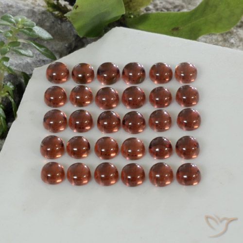 6.04ctw Natürlicher tiefrot Almandin-Granat, Runden, Transparent