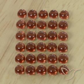 5.75 ct natürliche dunkelrot Almandin-Granat-Edelsteine, Runden, Transparent