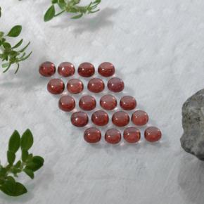 3.24 ct natürliche Rot Almandin-Granat-Edelsteine, Rund Schliff, Transparent