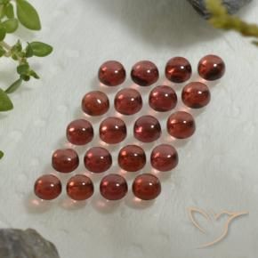 3.99 ct natürliche Weinrot Almandin-Granat-Edelsteine, Runden, Transparent