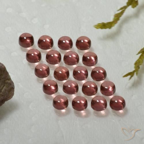 4.10 ct natürliche Weinrot Almandin-Granat-Edelsteine, Runden, Transparent