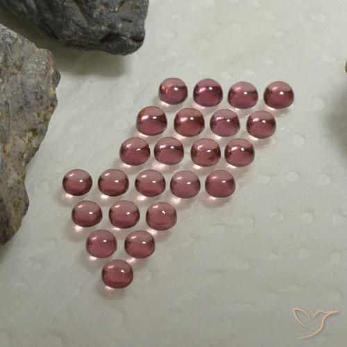 4.20 ct natürliche Mittelrot Almandin-Granat-Edelsteine, Runden, Transparent