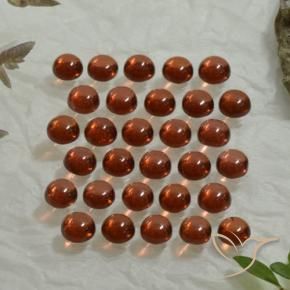 4.98 ct natürliche tiefrose-rot Almandin-Granat-Edelsteine, Rund Schliff, Transparent