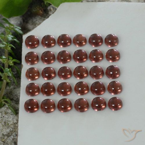 5.69ctw Natürlicher tiefrot Almandin-Granat, Runden, Transparent
