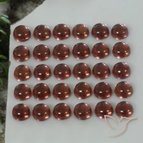 5.69 ct natürliche tiefrot Almandin-Granat-Edelsteine, Runden, Transparent