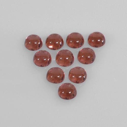 1,85 ct natürliche roter Almandin-Granat-Edelsteine, Rundschliff, Transparent