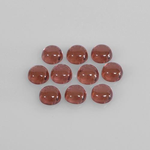 1,85 ct natürliche roter Almandin-Granat-Edelsteine, Rundschliff, Transparent