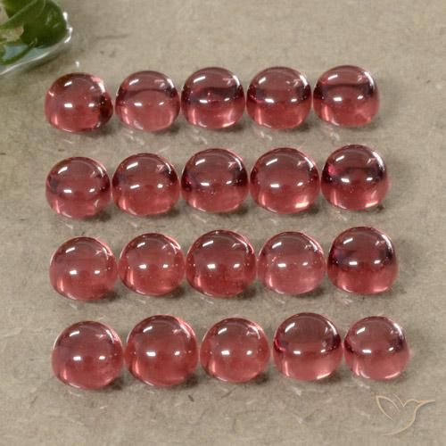 4.15 ct natürliche Tiefes Weinrot Almandin-Granat-Edelsteine, Runden, Transparent