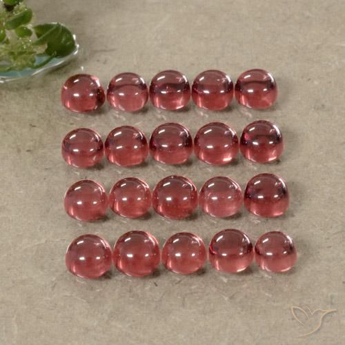 4.15 ct natürliche Tiefes Weinrot Almandin-Granat-Edelsteine, Runden, Transparent