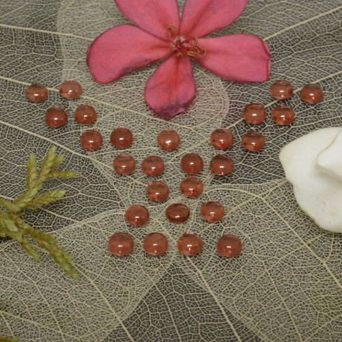 4.27 ct natürliche Mittel-Dunkelrot Almandin-Granat-Edelsteine, Rund Schliff, Transparent