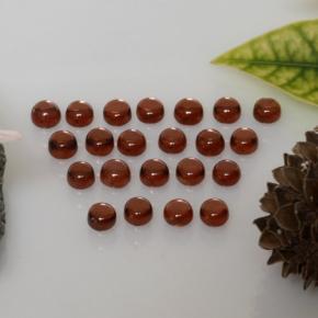 4.46 ct natürliche Johannisbeere Rot Almandin-Granat-Edelsteine, Rund Schliff, Transparent