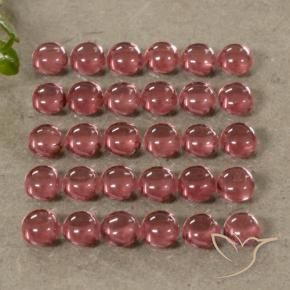5.33 ct natürliche tiefrot Almandin-Granat-Edelsteine, Runden, Transparent