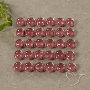 5.33 ct natürliche tiefrot Almandin-Granat-Edelsteine, Runden, Transparent