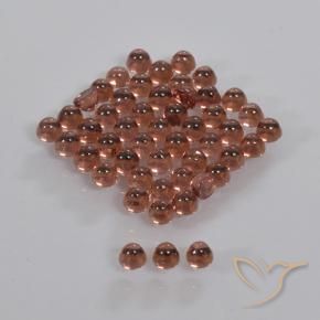 3.47 ct natürliche dunkelrot Almandin-Granat-Edelsteine, Rund Schliff, Transparent