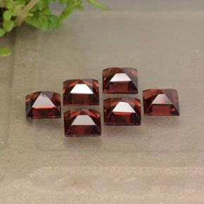 2.82 ct natürliche Rot Almandin-Granat-Edelsteine, Quadrat, VVS-VS