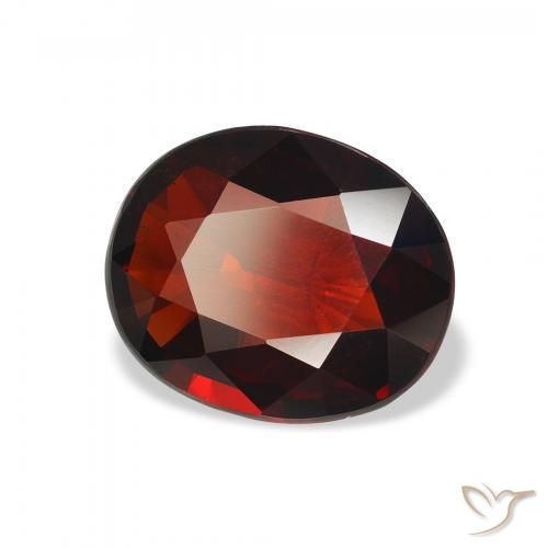 9,17 ctw natürlicher dunkelrot Almandin-Granat, Oval, VVS-VS