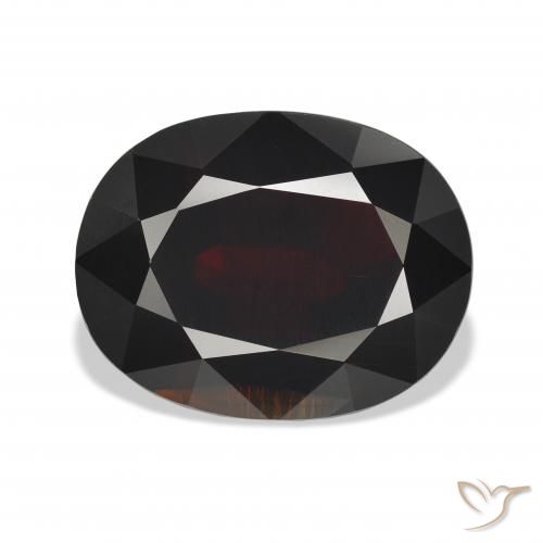 20.68ct Natürlicher dunkelrot Almandin-Granat, Oval, VS
