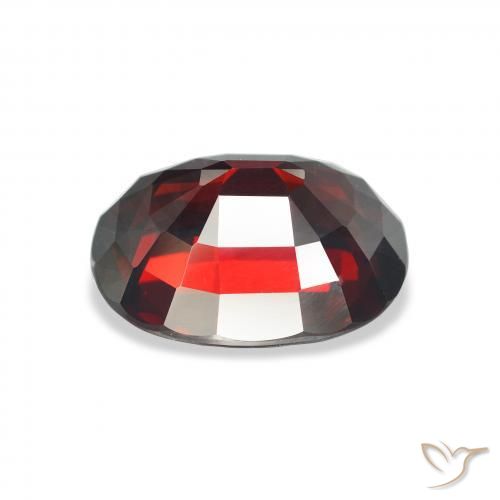 9,17 ctw natürlicher tiefrot Almandin-Granat, Oval, VS
