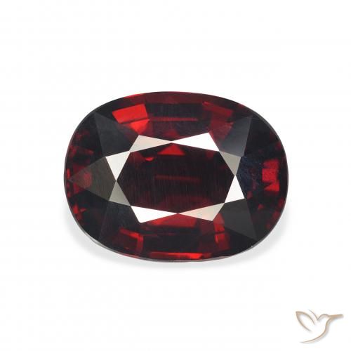 5.77ct Natürlicher tiefrot Almandin-Granat, Oval, VVS-VS