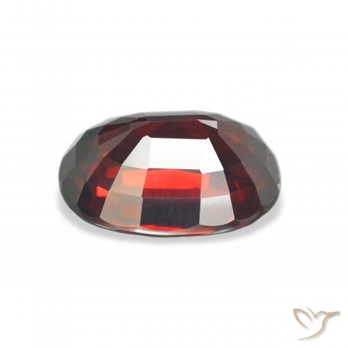 9,17 ctw natürlicher tiefrot Almandin-Granat, Oval, VVS-VS