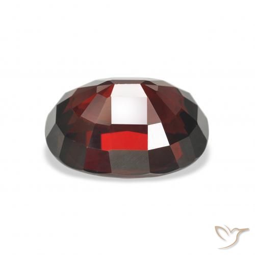 9,17 ctw natürlicher dunkelrot Almandin-Granat, Oval, VVS-VS