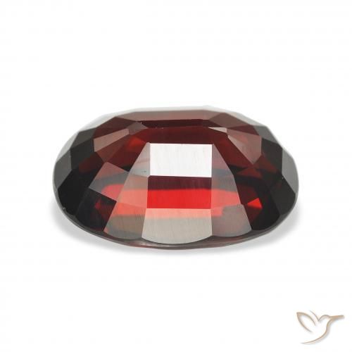 9,17 ctw natürlicher dunkelrot Almandin-Granat, Oval, VVS-VS