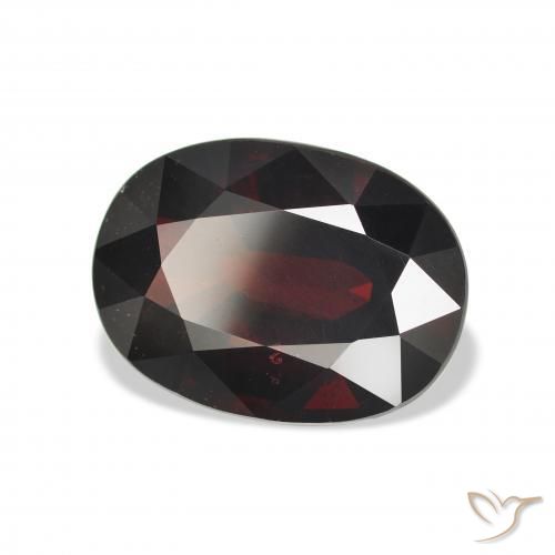 9,17 ctw natürlicher Schwärzlich Rot Almandin-Granat, Oval, VS
