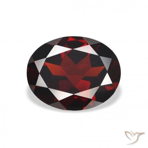 2.83ct Natürlicher tiefrot Almandin-Granat, Oval, VVS-VS