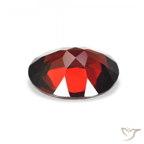 9,17 ctw natürlicher tiefrot Almandin-Granat, Oval Schliff, VVS-VS