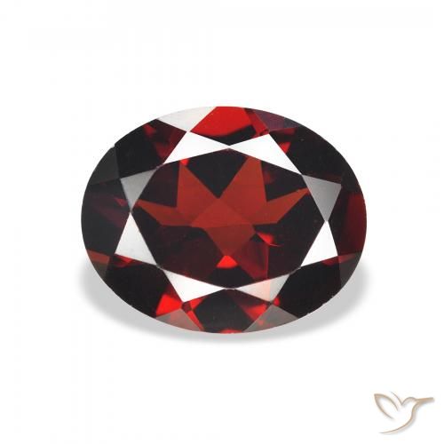 2.83ct Natürlicher tiefrot Almandin-Granat, Oval, VVS-VS