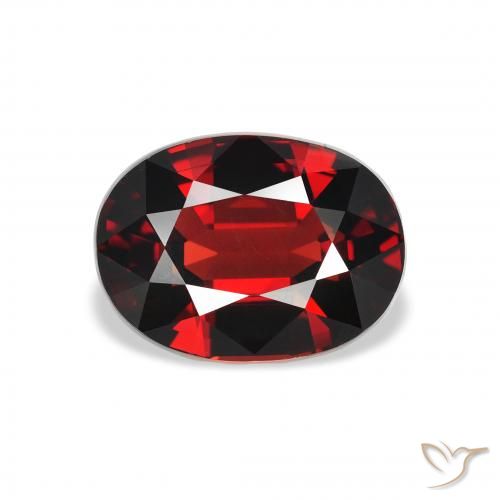 3.56ct Natürlicher tiefrot Almandin-Granat, Oval, VS